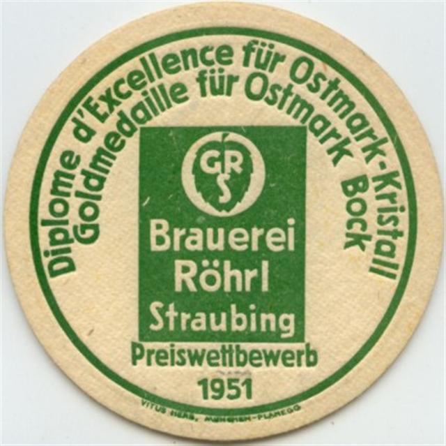 straubing sr-by röhrl rund 1a (215-diplome d'excellence-grün) 